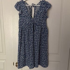 SHEIN Blue Floral women’s dress
